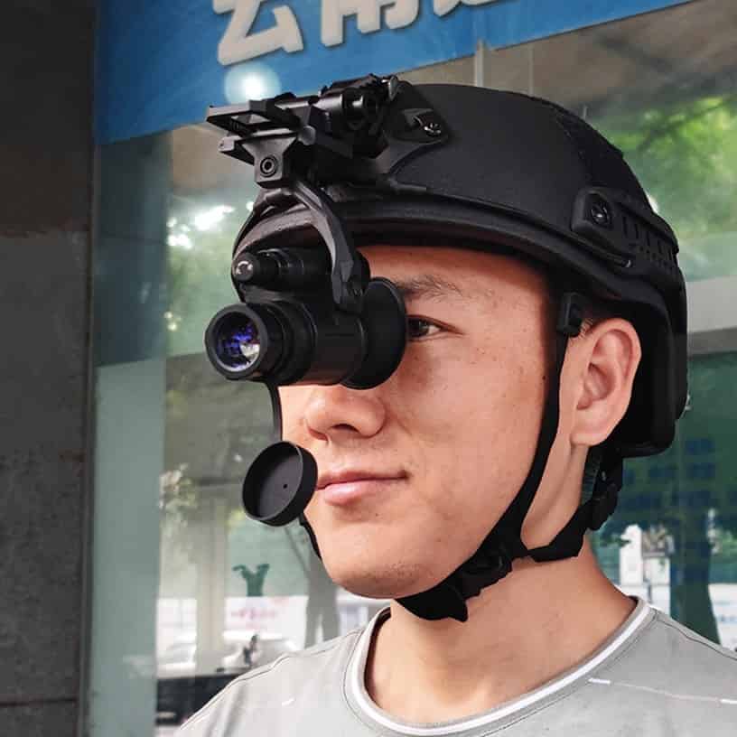 战术级单筒头盔夜视仪，手持夜视镜，PVS14M型，昆明正品